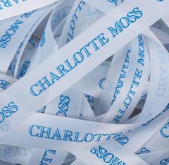 Custom Imprinted Personalized Satin Ribbon Double or Single Face