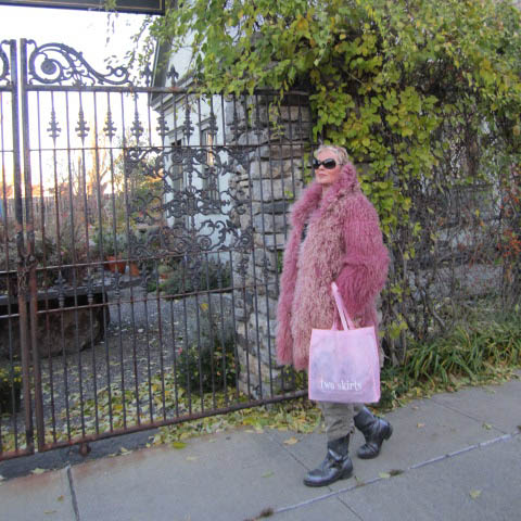 Pink Frosted Recycled Tote