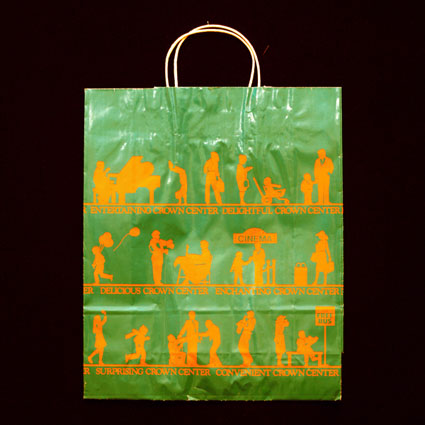 Crown Center Green Bags