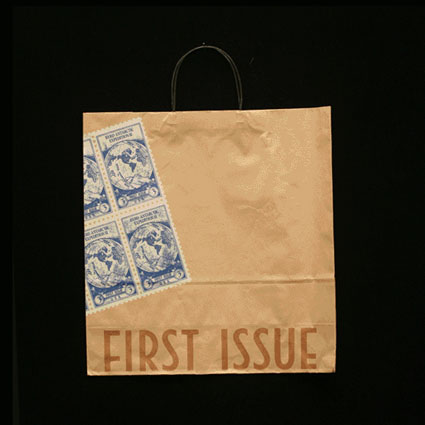 First Issue Stamps Bag