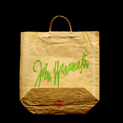 John Wanamaker Shopping Bag