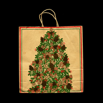 Pomeroy's Christmas Shopping Bag