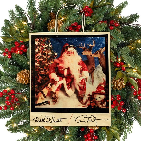 Dayton Hudson Willard Scott Santa Christmas Shopping Bag