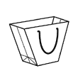 Trapezoid Paper Bags