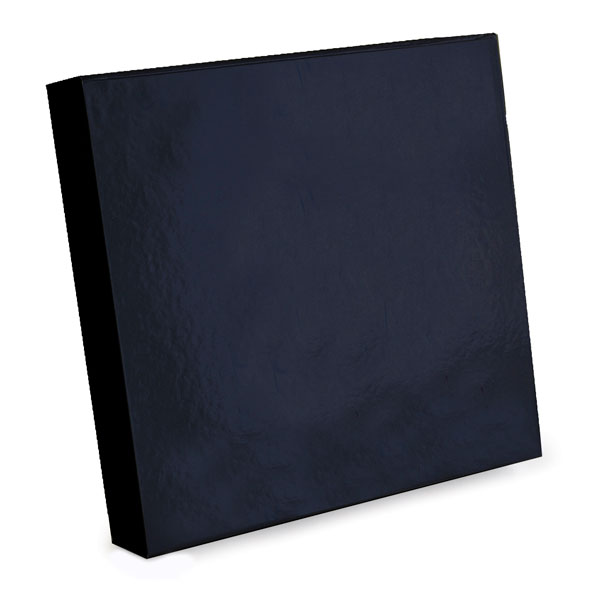 glossy black magnetic retail folding boxes 9-1/4 x 9-1/2 x 1-3/4