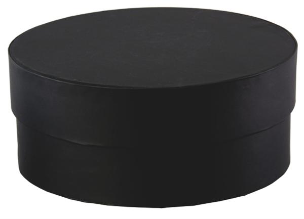 2-Piece Round Gift Boxes - Black - 4 Sizes 2-Piece Round Gift Boxes - Black - 4 Sizes