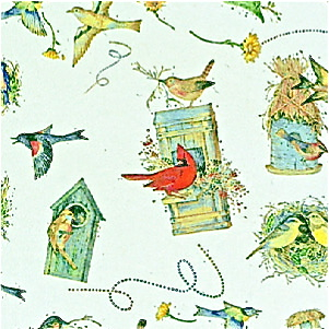 BIRD HOUSES Tissue Paper BIRD HOUSES Tissue Paper