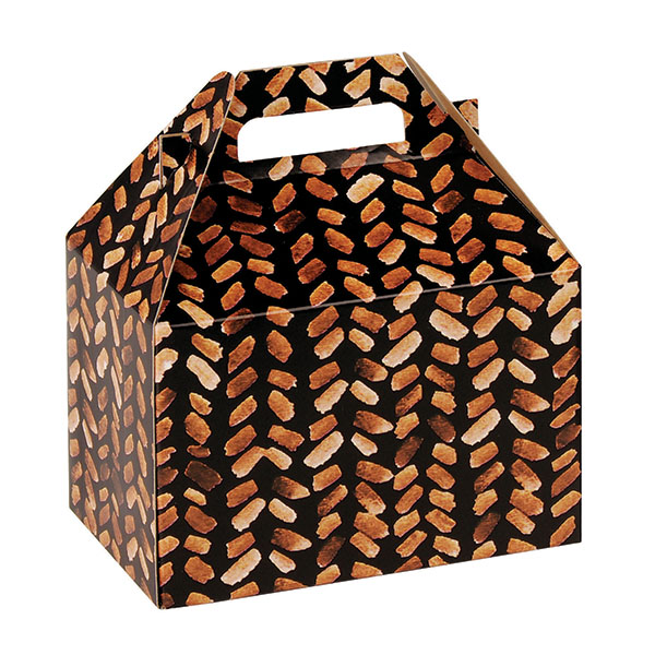100% Recycled Gable Style Giftware Box - Basket Weave 100% Recycled Gable Style Giftware Box - Basket Weave