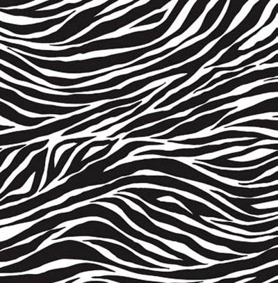 Zebra Stripe Patterned Gift Wrap
