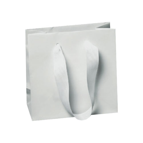 Matte White Paper Eurotote Bags