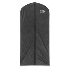 custom garment bags with zipper front, personalized with logo, window available