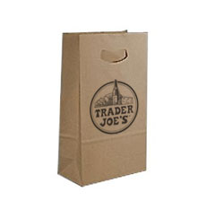 Custom Die Cut Handelok Paper Shopping Bag