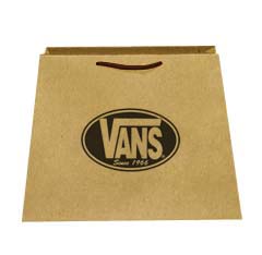 Custom Recycled Kraft Paper Trapezoid Euro Totes