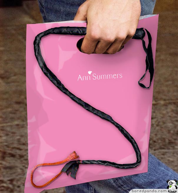 Leather Whip Shopping Bag