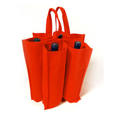 Custom Non-Woven Wine Bottle Bags