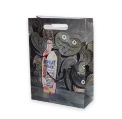 Abosolut Vodka diecut shopping bag