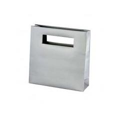 Die Cut Handle Silver Euro Tote Shopping Bag