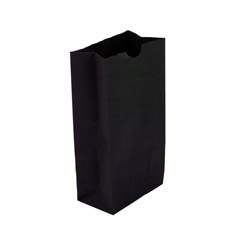 black kraft grocery sos paper grocery shopping bag