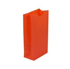 orange kraft grocery sos paper grocery shopping bag