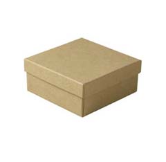 natural kraft jewelry boxes with cotton inserts