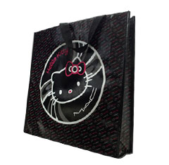 Custom Mac Hello Kitty Non Woven Tote Shopping Bag