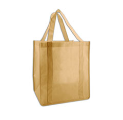 Beige Non Woven Tote Shopping Bag