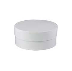 stock white 2-piece round box 