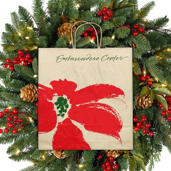 Embarcadero Center San Francisco Holiday Shopping Bags