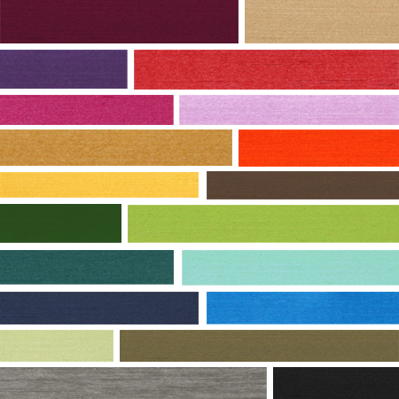 Solid Colored Cotton Ribbon