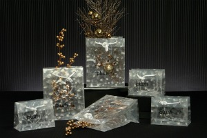 3D Prismatic Plastic Euro Tote - Clear 3D Prismatic Plastic Euro Tote - Clear