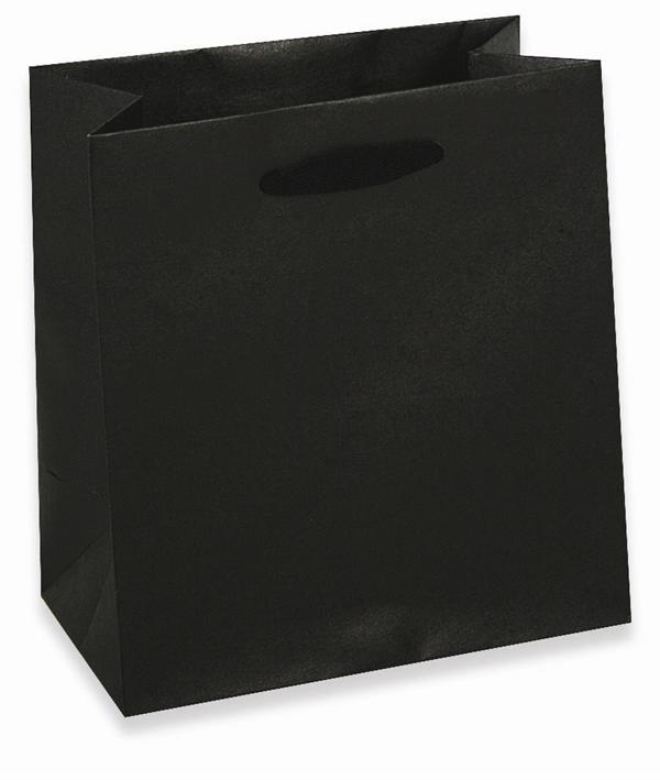 80% Recycled Paper Euro Style Tote Bag - Black