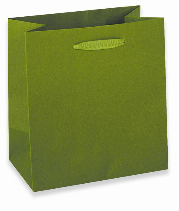 80% Recycled Paper Euro Style Tote Bag - Jungle Green