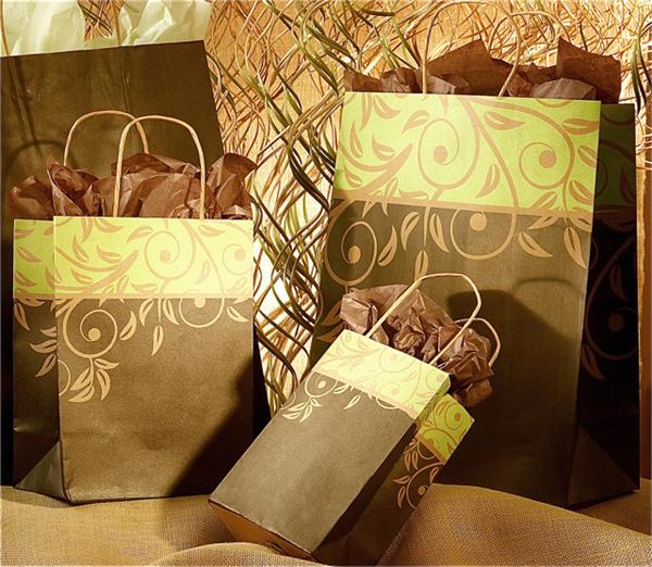 Antigua Kraft Paper Shopping Bags