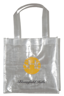 Sparkling Clear Woven PP Tote Bag