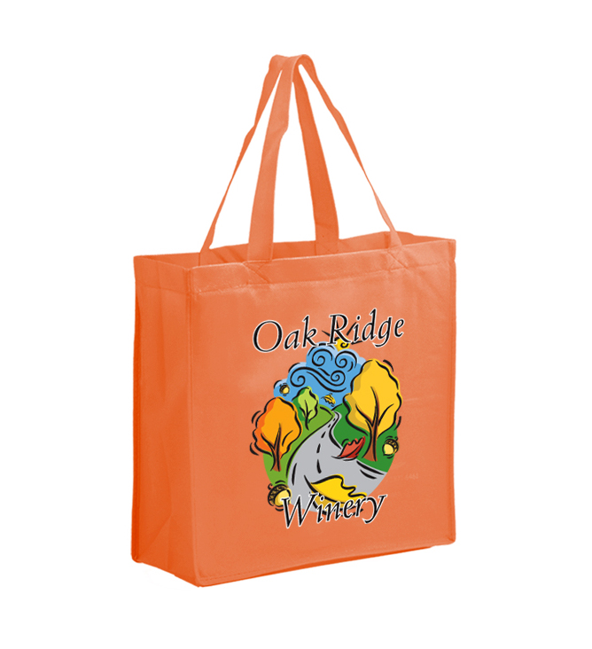 Reusable Non-Woven Polypropylene Food Service Bag, 13w x 5d x 13h - Avialable in multiple colors