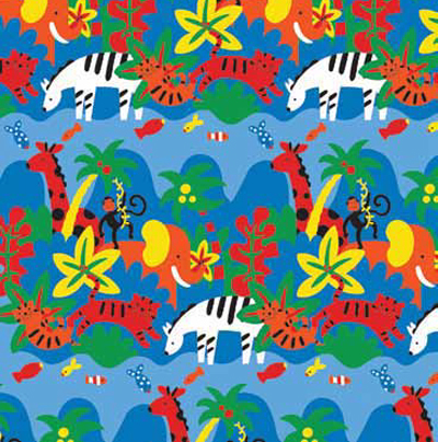 Jungle Down Patterned Gift Wrap