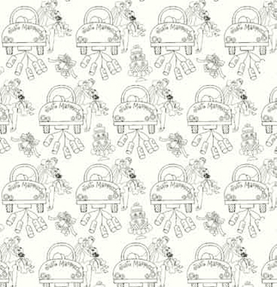 Happy Couple Pearl Patterned Gift Wrap