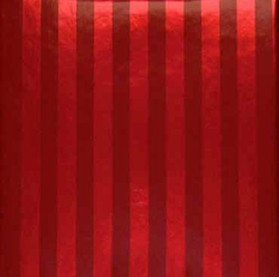 Red On Red Stripe Foil Patterned Gift Wrap