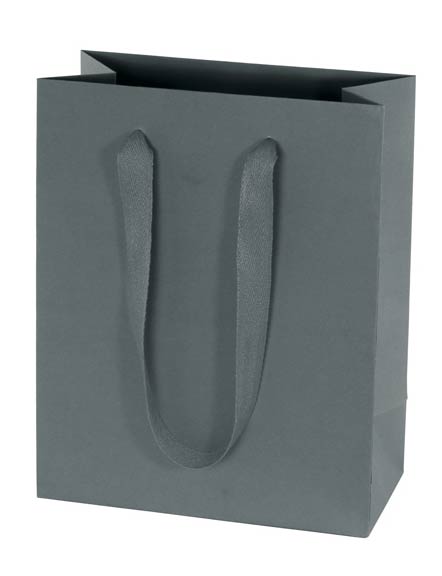 80% Recycled Euro Tote - Kraft Paper Shopping Bag - Gray 80% Recycled Euro Tote - Kraft Paper Shopping Bag - Gray
