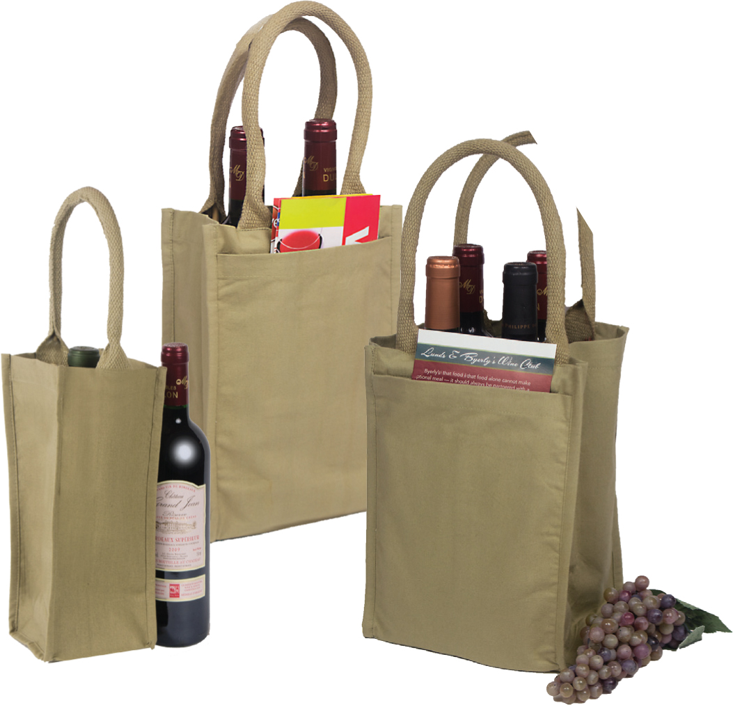 Reusable Cotton Wine Bags