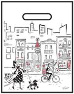 Bio-Plastic Merchandise Bag - Skyline, Shopper and Black Poodle