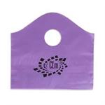 25% RECYCLED Plastic High-Density T-Shirt Bag -  Wave Die Cut Handle GRAPE 25% RECYCLED Plastic High-Density T-Shirt Bag -  Wave Die Cut Handle GRAPE