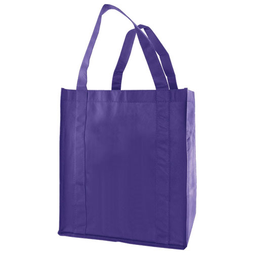 Grocery Tote, Royal Blue, 12" x 8" x 13", 20" Handle