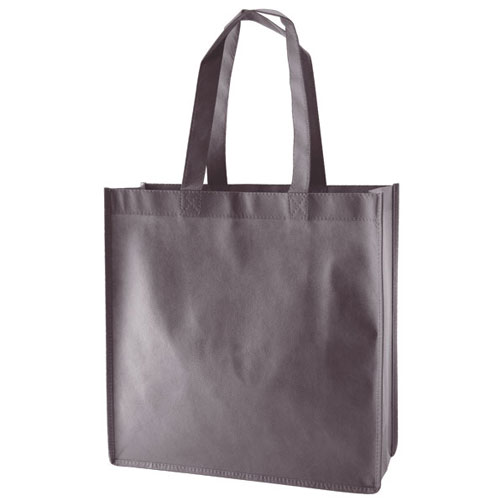 Reusable Tote, Charcoal, 13" x 5" x 13", 20" Handle