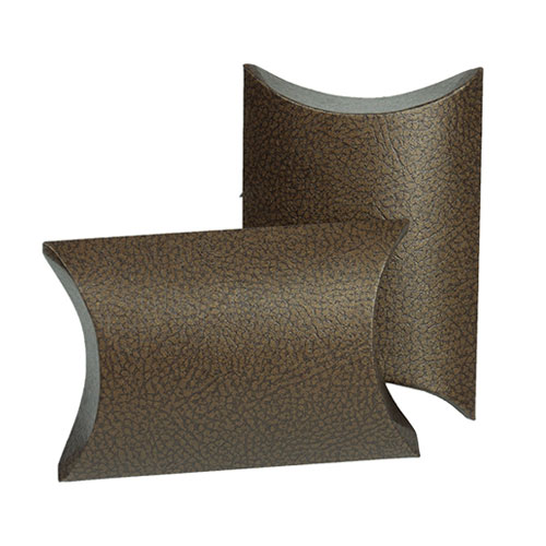 Dark Brown Pebble Embossed
