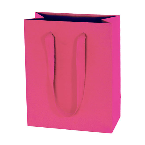 Fuchsia, Natural Finish, Cotton Twill Handles - Assorted Sizes
