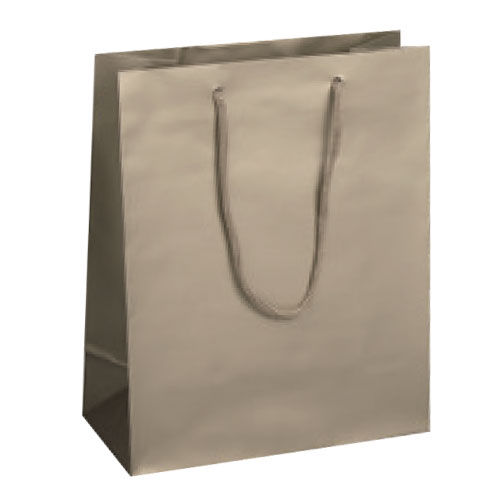 Champagne, Matte Laminated, Cotton Cord Handles - Assorted Sizes