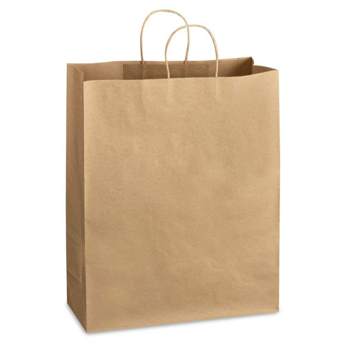 Natural Kraft, Twisted Paper Handles - 16" W x 6" G x 19" H