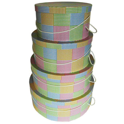 Madras Plaid Pattern - 4 Box Nest