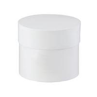 Round Gift Boxes - 9 x 3-3/4 x 1-3/4 (lid) White Hat Box